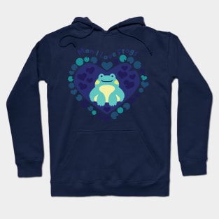 Man I Love Frogs [pond] Hoodie